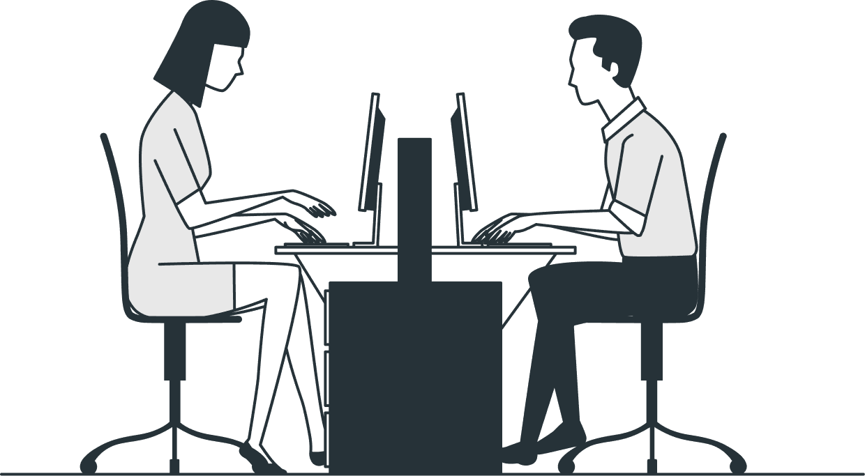 Dedicated desks
